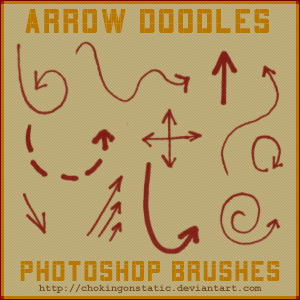 arrow doodle brushes by chokingonstatic