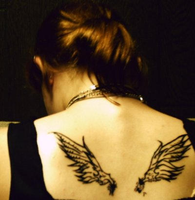 Winged - dragonfly tattoo