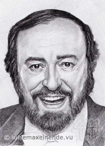 Luciano Pavarotti by Rosentod