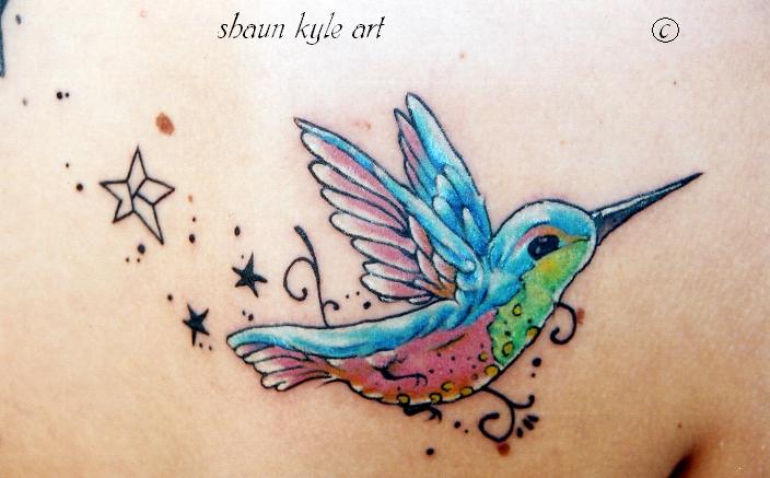 hummingbird tattoo 2