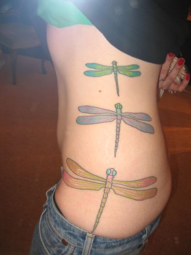 my side - dragonfly tattoo