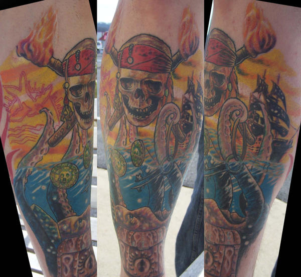 Pirates - chest tattoo