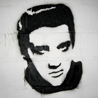 Elvis Presley stencil by berror on deviantART