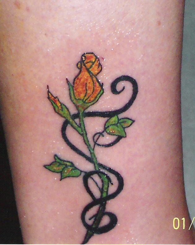 rose tattoo outlines
