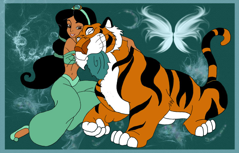 princess jasmine and aladdin kissing. aladdin, Princess+jasmine+