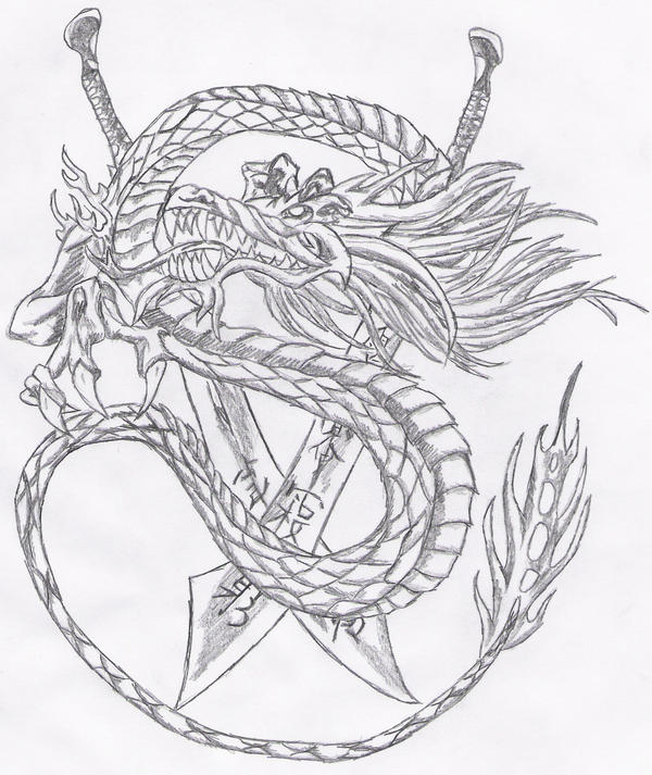 Tattoo Dragon Sword by ReeaChan on deviantART