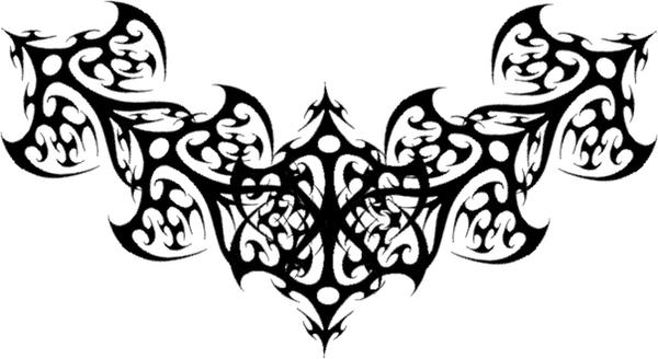 Gothic Black Filigree Tattoo by Runeflame on deviantART