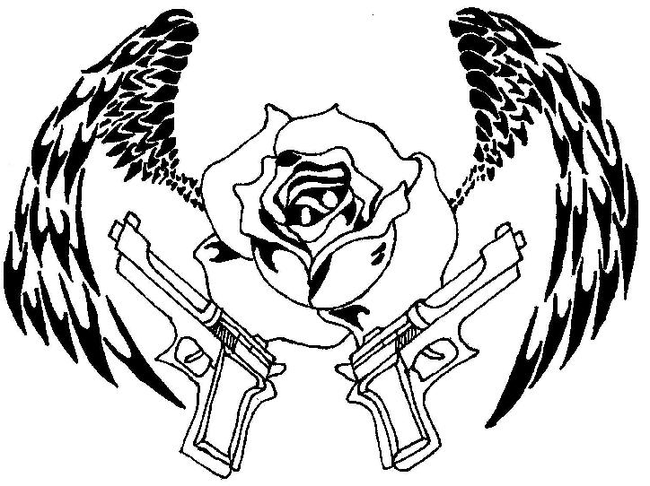 gun tattoos Tattoo Design