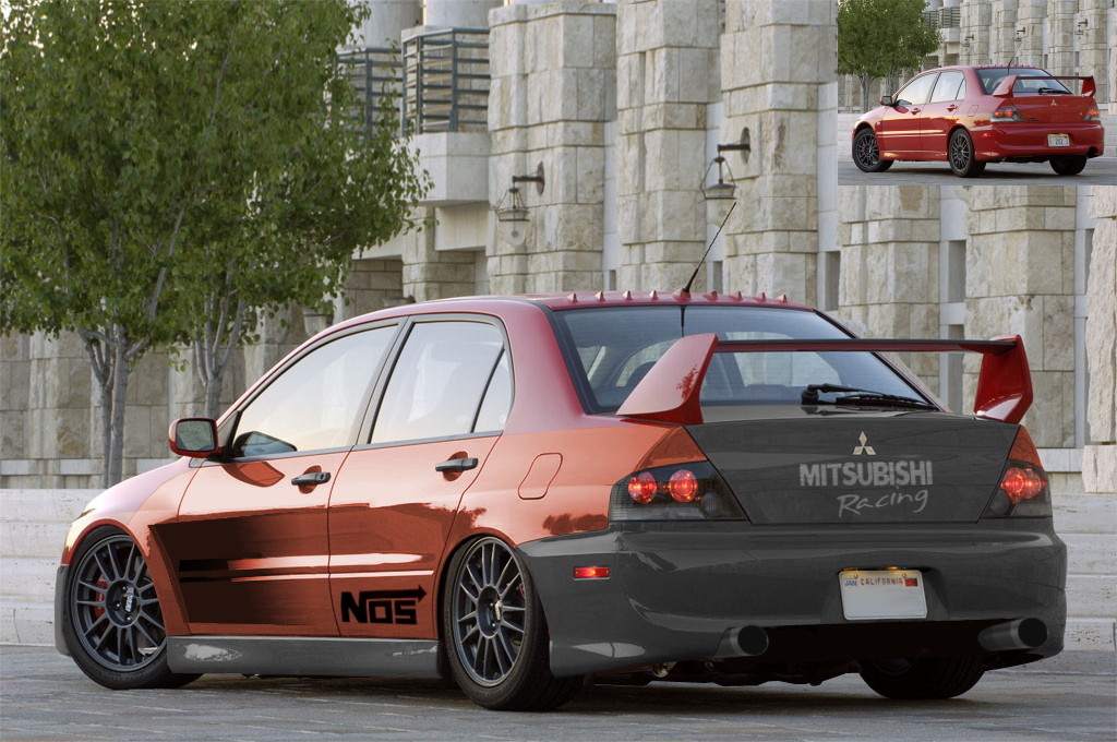 Lancer EVO IX Tuned by MikeGTS by MikeGTS on deviantART
