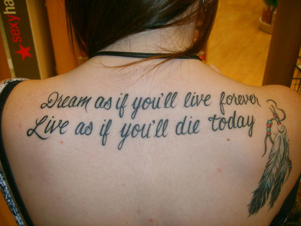 Life Quote Tattoos for Girls