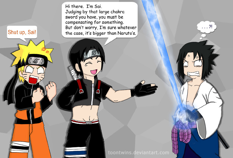 Naruto Shippuden Sai Pictures. Social Sai by *ToonTwins on