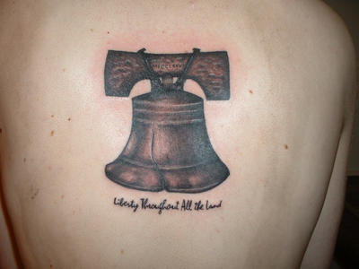 liberty tattoo. liberty bell tattoo