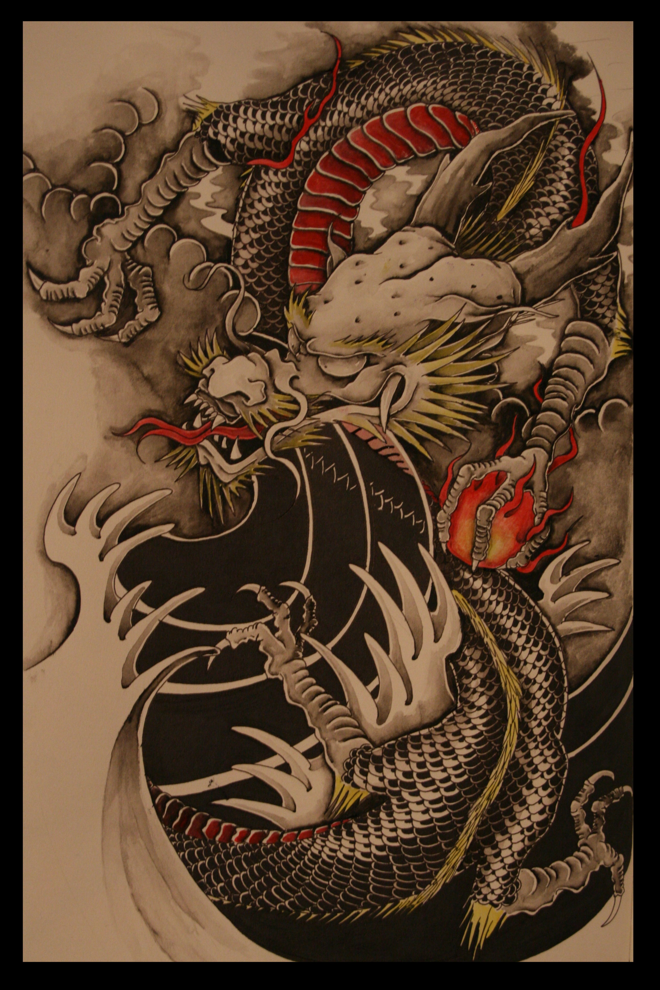 Chinese+dragon+tattoo+designs+free