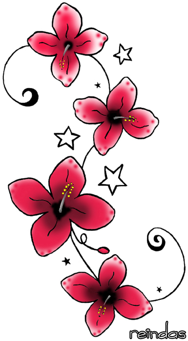 Concept Flower Tattoo Design