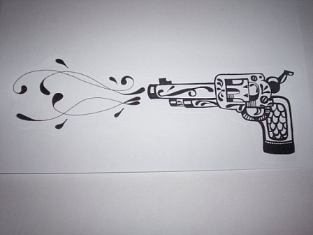 gun tattoo by RachelCranmer on deviantART