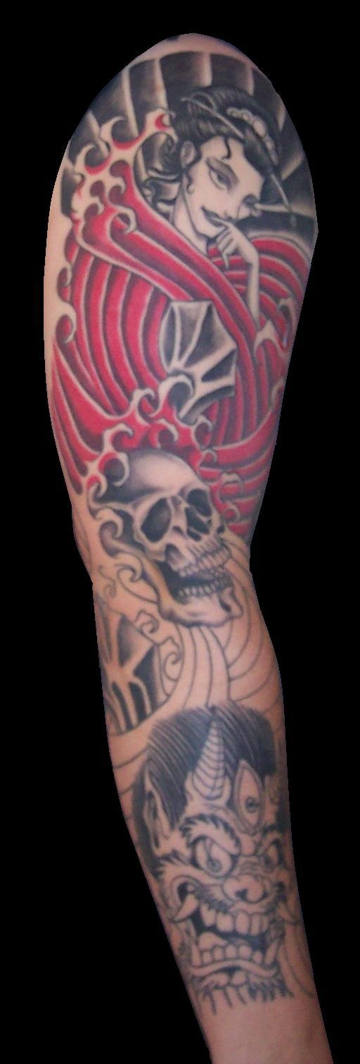 half sleeve tattoo designs dragon. sleeve tattoo designs