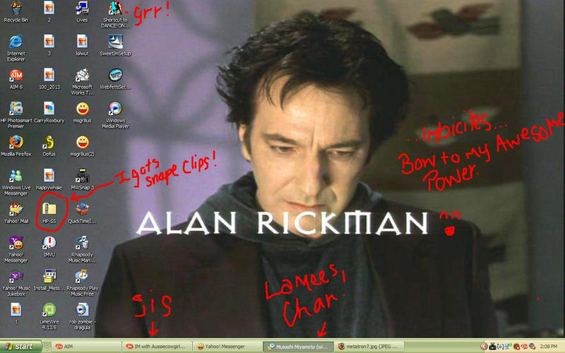 alan rickman metatron. Alan Rickman Desktop by