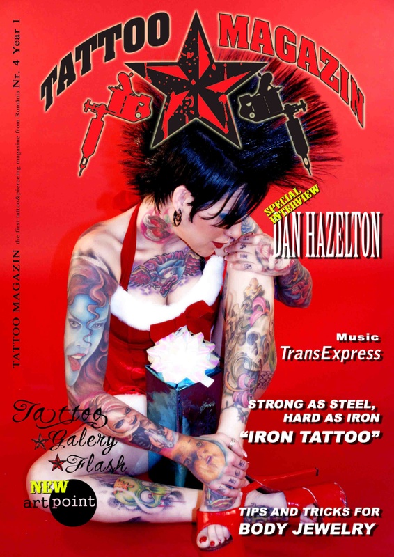 Cover Tattoo Magazin Romania by ~mizuzinkaholik on deviantART