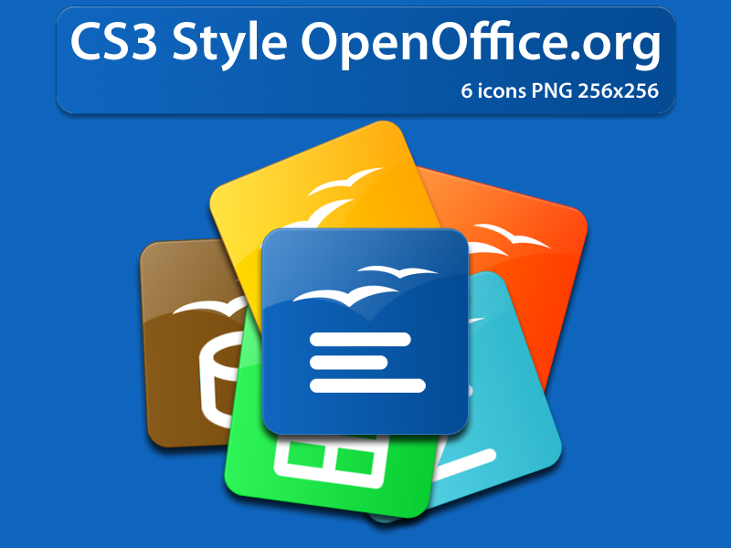 open office icon. OpenOffice.org CS3 Style Icons