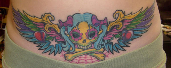 girly skull tattoos. Girly Skull Tattoos. skull
