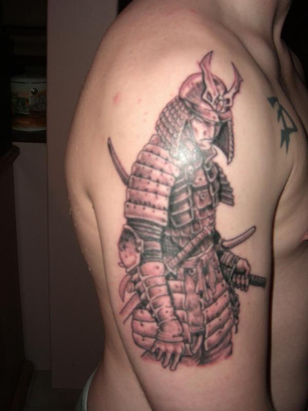 Shoulder Japanese Samurai Tattoos For Men Picture 1