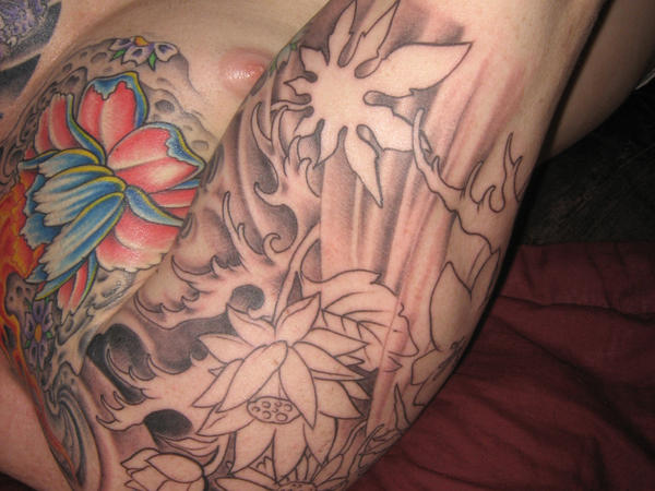 Flower sleeve | Flower Tattoo