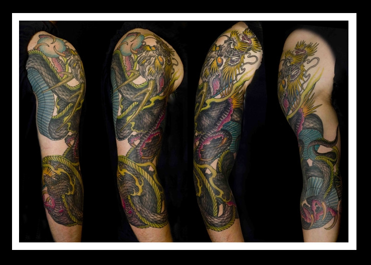 Dragon Sleeve - sleeve tattoo