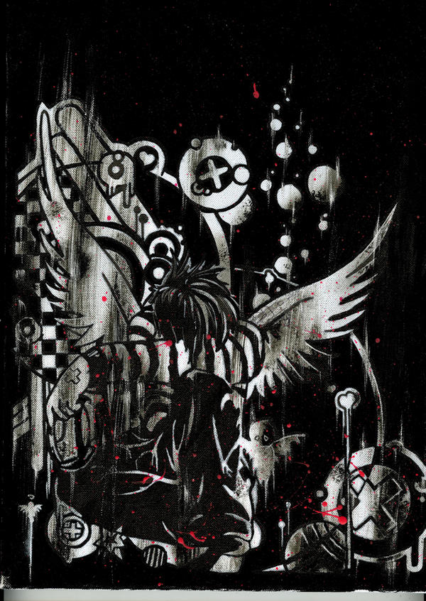 wallpaper emo angel. emo angel by ~funkybread on
