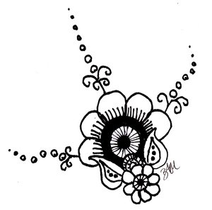 Flower Henna ink | Flower Tattoo
