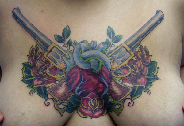 chest piece tattoos