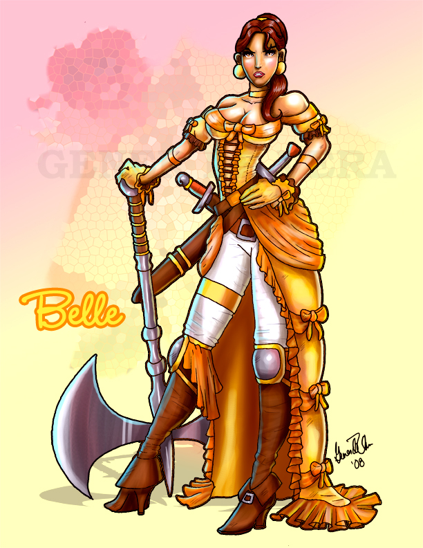  - Warrior_Princess_Belle_by_andre4boys