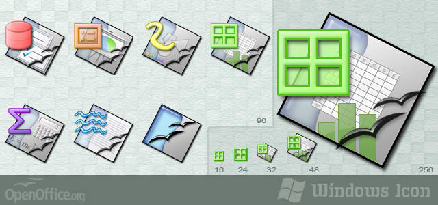 open office icon. O97 - OpenOffice - Icon by