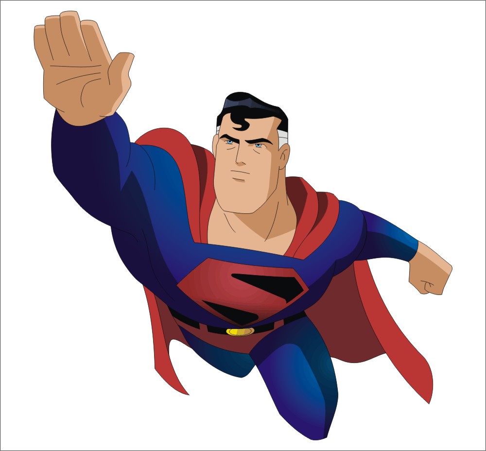 superman flying clipart - photo #42