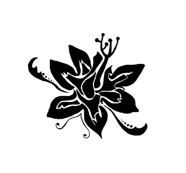 Tribal Flower | Flower Tattoo