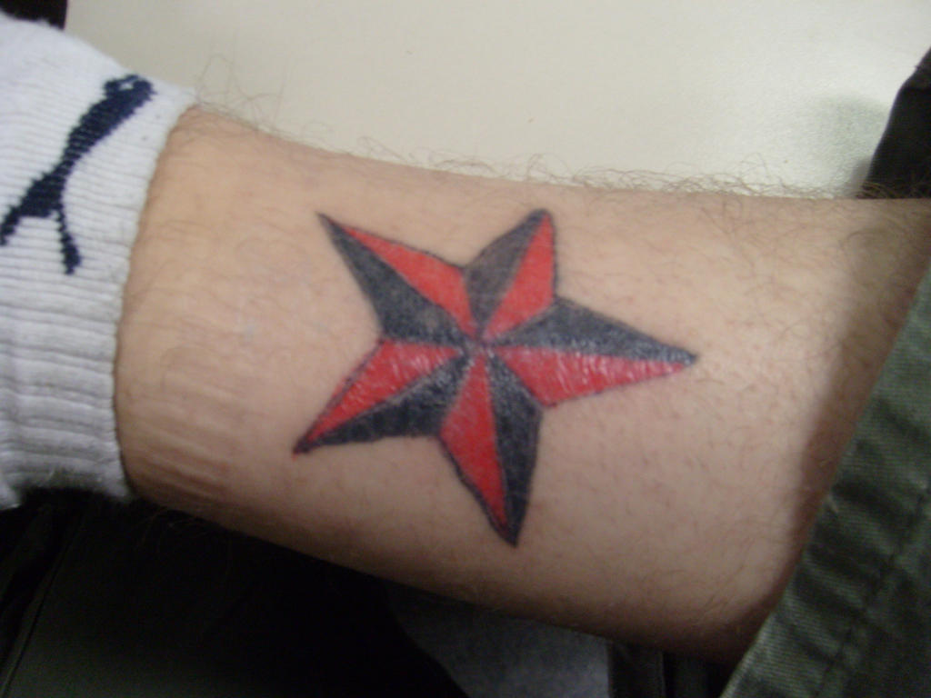 1st Tattoo Nautical Star by opalninetails on deviantART