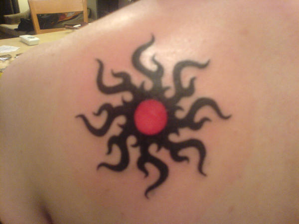 Tribal Sun Tattoo by