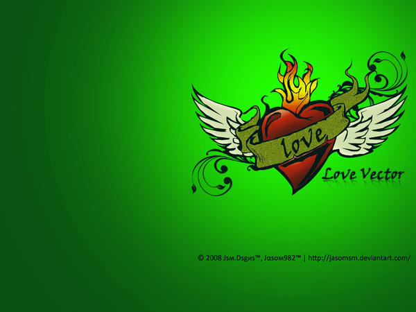 love images wallpaper. Vector Love Wallpaper by