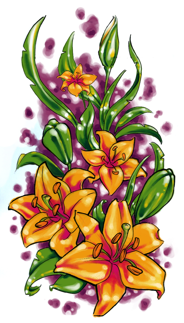 Lilies | Flower Tattoo