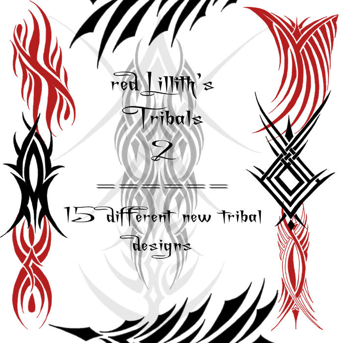 RedLillith's Tribals 2 by rLBrushes on deviantART