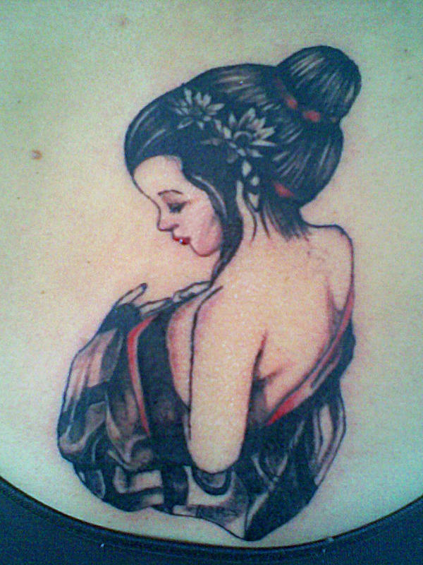 geisha tattoo by diablochingo on deviantART