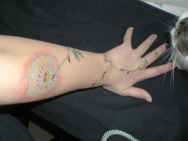 deamon flower 1 | Flower Tattoo