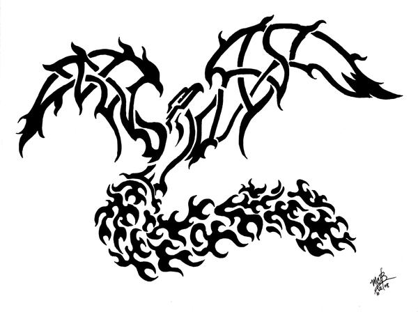 Flirty Phoenix Tribal Logo by Grimwolf13 on deviantART