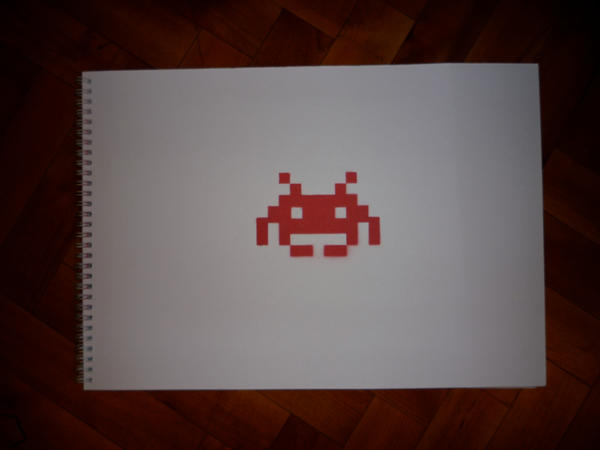 Space Invader Stencil by Xathagorra on deviantART