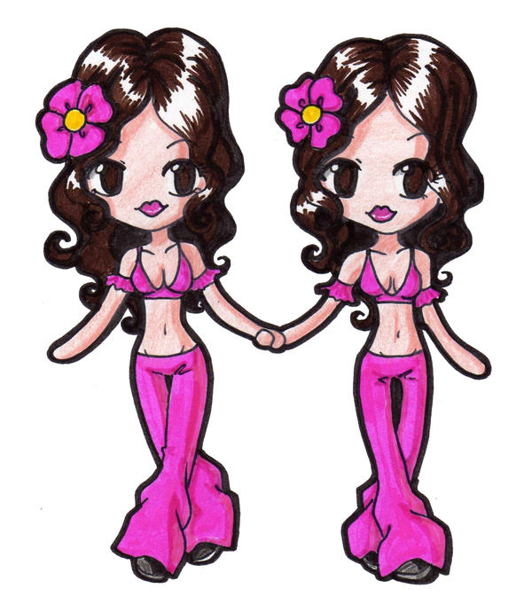 bella twins by PrincessBlackRabbit on deviantART