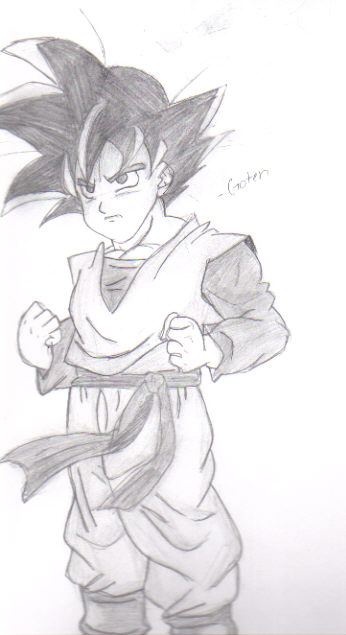 Dragon Ball Z Goku Super Saiyan Drawings. dragon ball z super saiyan