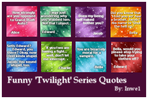 funny quotes icons. Funny Twilight Series Icons by