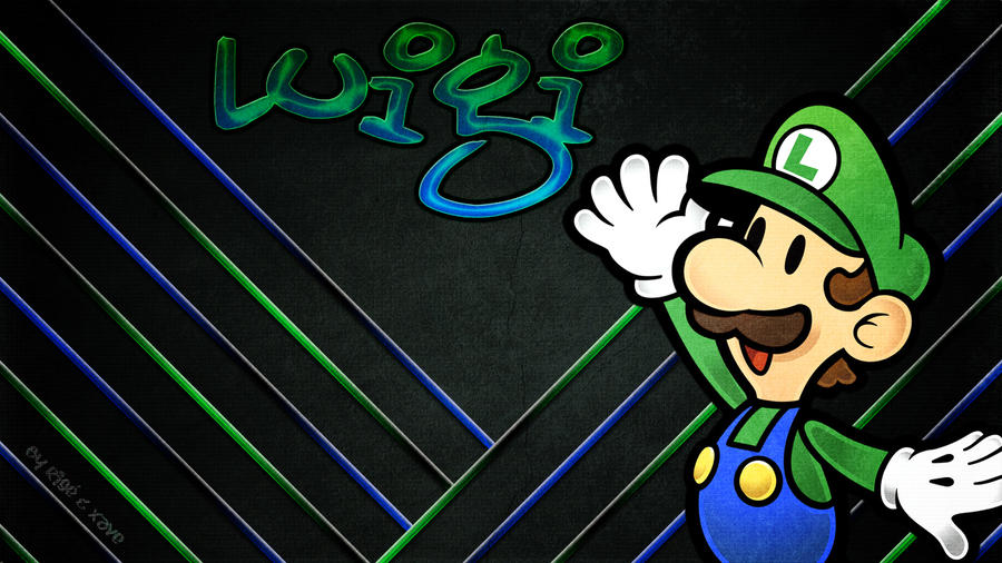 Luigi Blue Wallpaper by