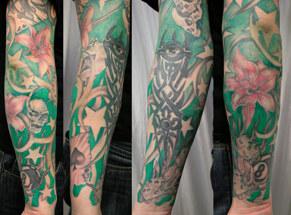 Next Session New School Cover - sleeve tattoo