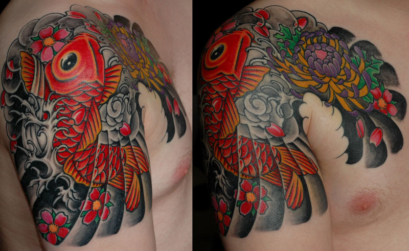 japanes tattoos. Japanese Tattoo - Fishy by