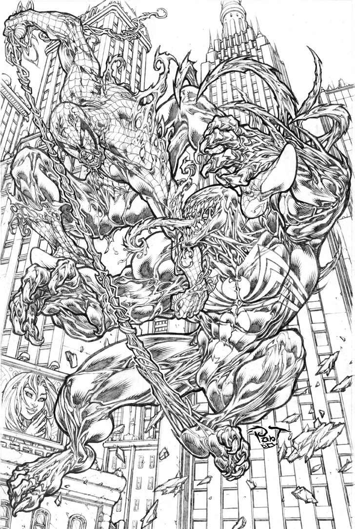 venom vs spidey fight pant amazing deviantart comic spiderman drawing marvel sketch friends comics pencil license